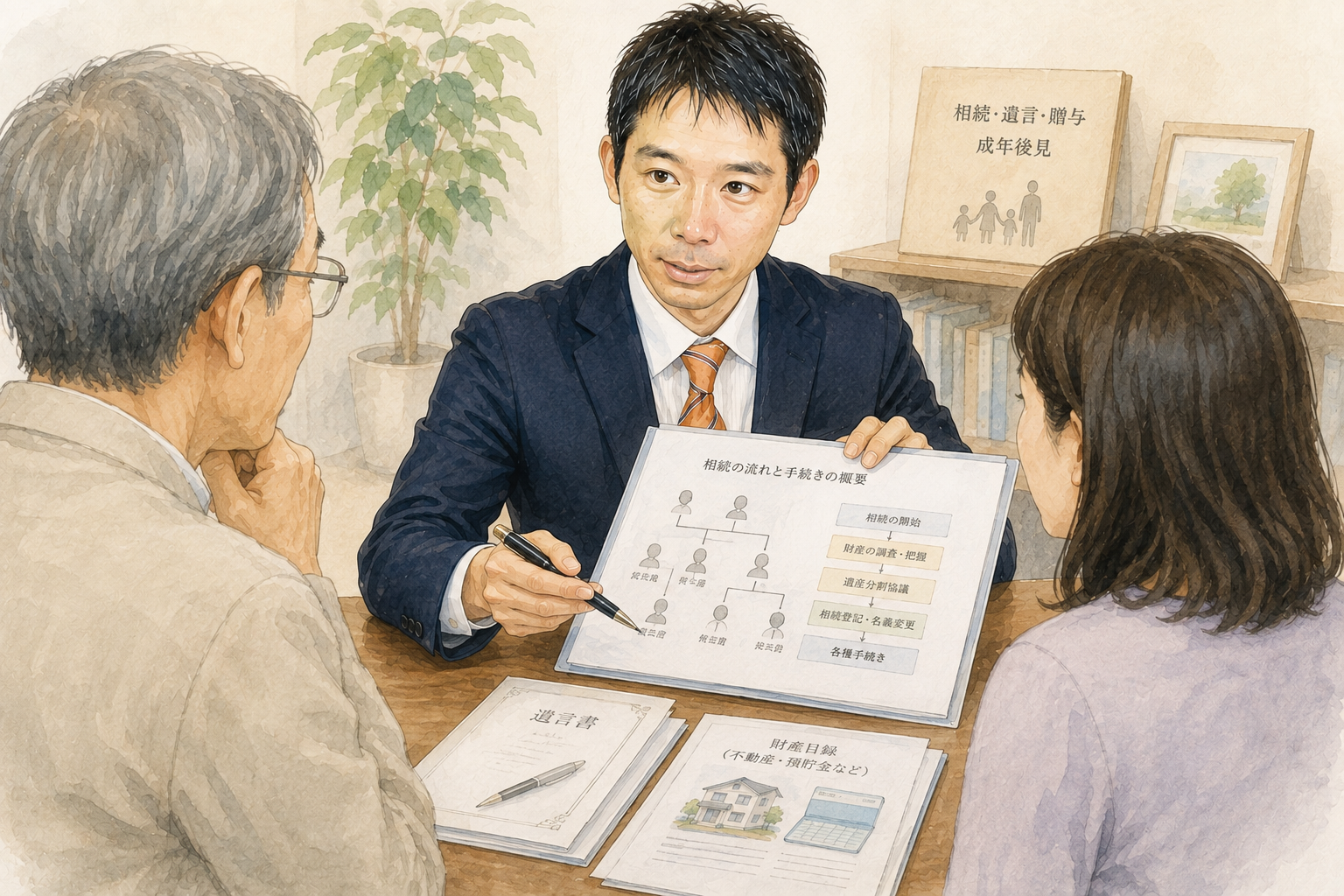 相続・遺言・贈与・成年後見のご案内イメージ